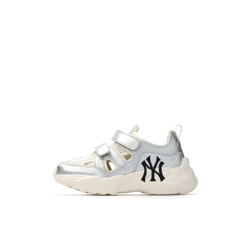 MLB New York Yankees Slip-resistant и дышащие низкие кеды для детей Lifestyle Shoes Серебряный Kids