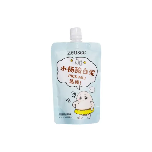 ZEUSEE Салициловая кислота Белый Грязь Маски для лица Удаление прыщей Очищение Жирная кожа Сухая кожа Комбинированная кожа