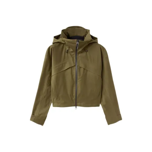 Loro Piana Куртки и Пальто Женские Оливково-зеленый