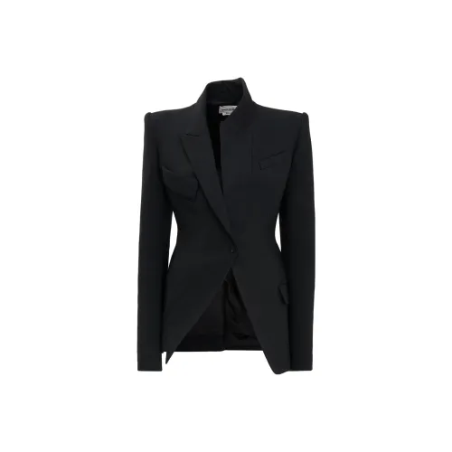 Alexander McQueen FW23 Куртки и Пальто Женские Черные