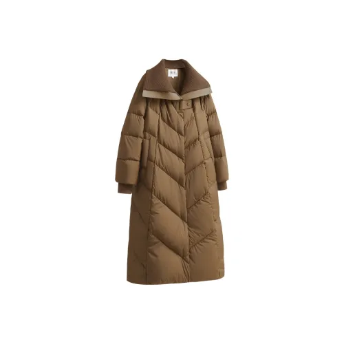 TOUCH Пуховик Женский Коричневый Желтый