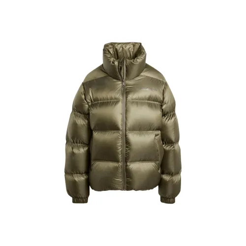 Adidas Originals PREMIUM PERTEX Down Puffer Пуховик Женский Структурированный Оливково-Зеленый