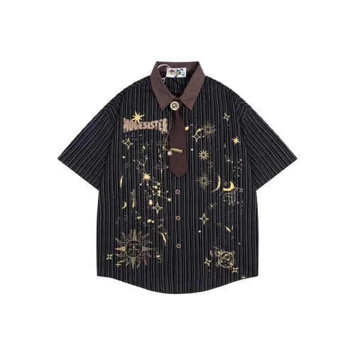 BEAR UNION Темно-кофейные Женские Рубашки