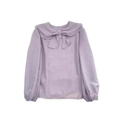 OUBO Фиолетовые Женские Рубашки