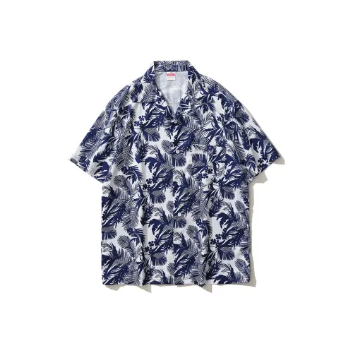 BEAR UNION Синие Унисекс Рубашки