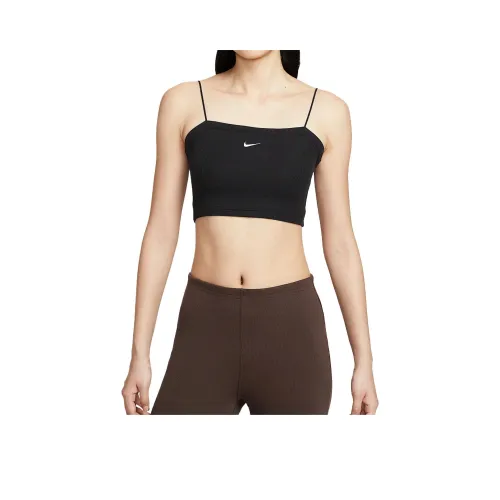 Nike Sportswear Топ на бретелях Женский Черный Парусный Белый