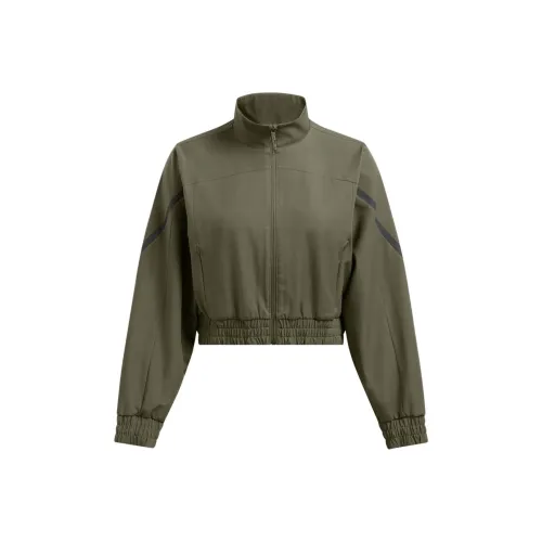 Under Armour Unstoppable UA Crop Куртка Куртки Пальто Женские Оливково-зеленый
