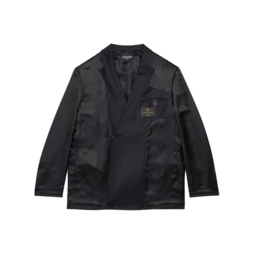Balenciaga SS22 Бизнес-костюм Пальто Унисекс Черный
