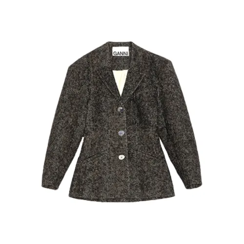 GANNI Черные Женские Офисные Костюмы