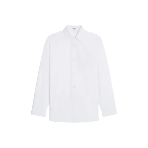 CELINE SS24 Рубашка Женская Белая