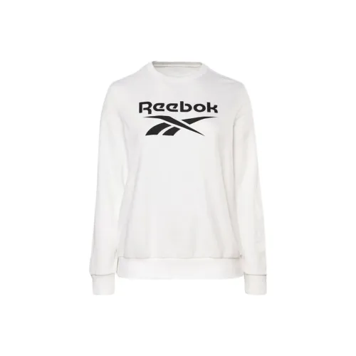 Reebok Identity Толстовка Женская Белый Черный