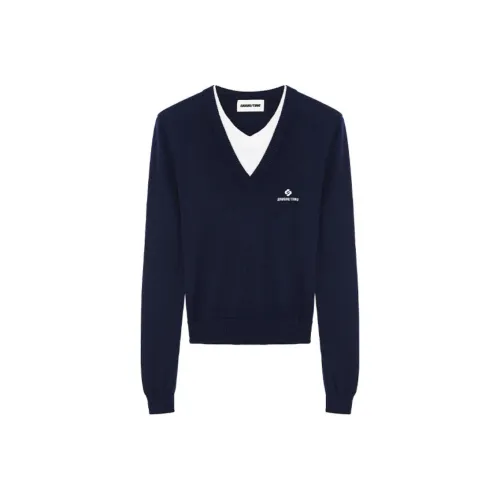 SHUSHUTONG Трикотаж Женский Темно-синий