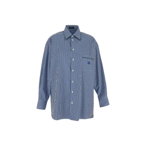 ETRO Синие Женские Рубашки