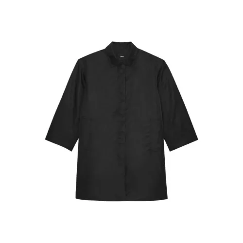 THEORY Пуховик Женский Черный