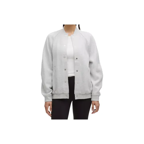 lululemon Scuba Oversized Collegiate Куртка Женская Светло-Серый Свет GREY