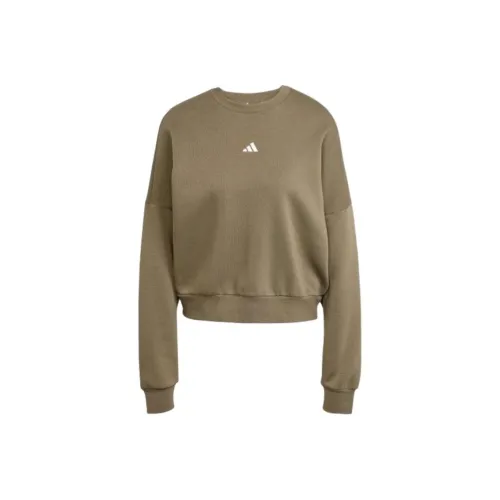 Adidas Толстовка Женская Оливково-зеленая