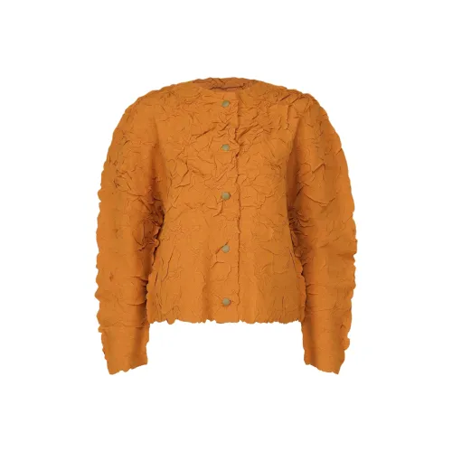 PLEATS PLEASE ISSEY MIYAKE Куртки и Пальто Женские Оранжевые