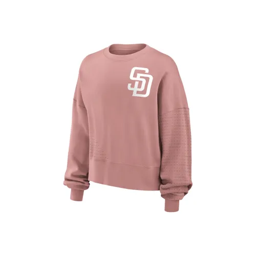 Nike MLB Коллаборация Толстовка SAN DIEGO PADRES Женские Розовый