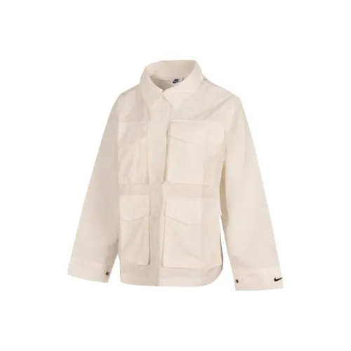 Nike NSW ESSNTL WVN CRGO Куртка Женская Бежевая