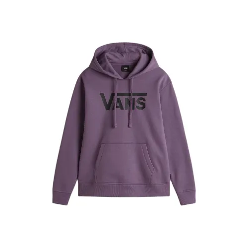 Vans CLASSIC V Boyfriend Cut Pullover Hoodie Sweatshirt Women's Purple