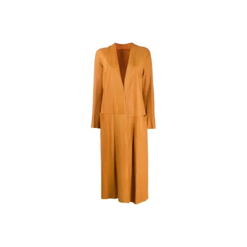 SALVATORE SANTORO Коричневое Женское Пальто