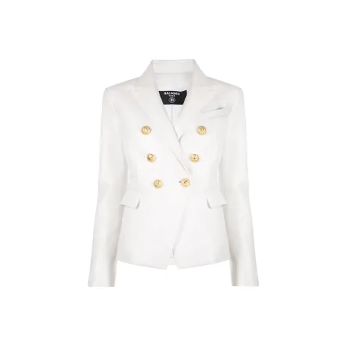 BALMAIN Бизнес Костюм Пальто Женское Белое