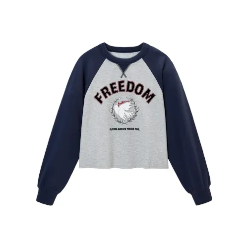 LEDIN Свитшот Женский Темно-Синий