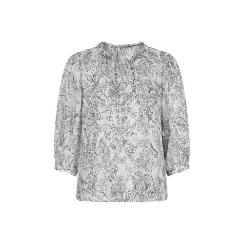 JZ. ANNAKRO Шифон Рубашка Женская Фотиния Серый