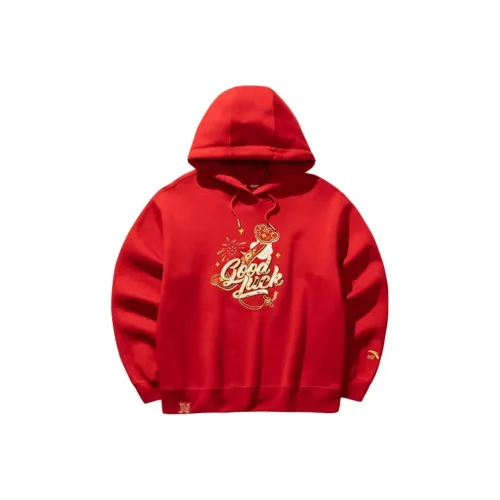 ANTA Good Things Happen Свитшот Женский Богатый Красный