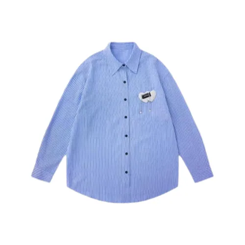 ABBY GODDESS Рубашка Женская Синяя