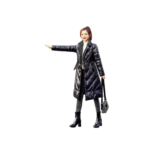 Mo Han Yi Mei Пуховик Женские Черный