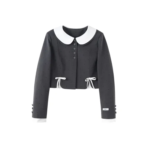 FPMZ Куртки Пальто Женские Темно-Серый