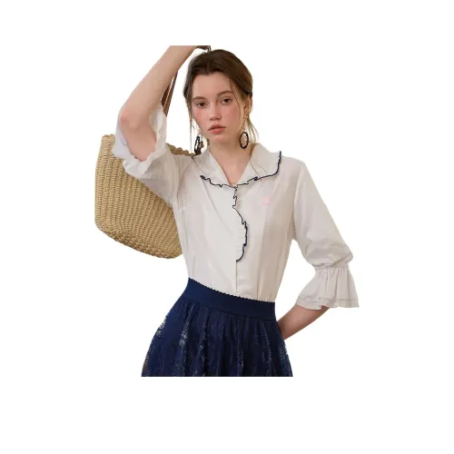 CHOCOOLATE Белые Женские Рубашки