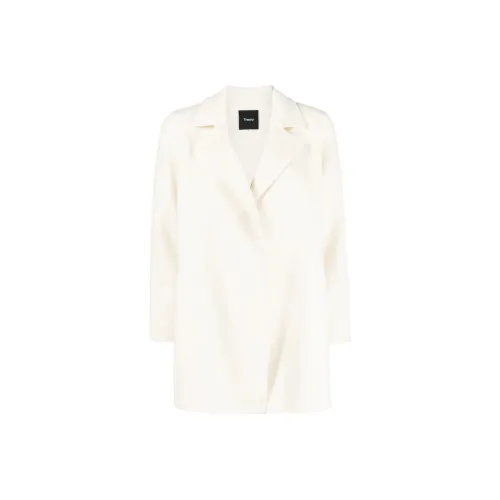 Theory Белое Женское Пальто