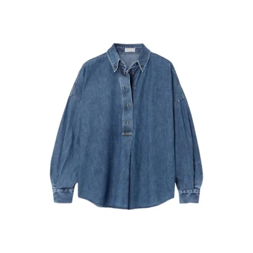 Brunello Cucinelli Синие Женские Рубашки