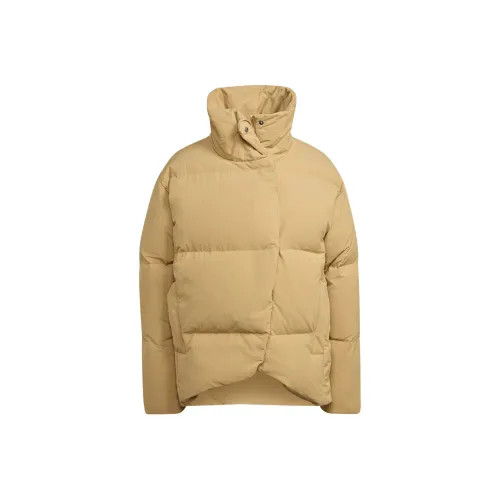 Adidas Пуховик Женский Светлый Золото