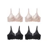 4 шт. - Розовая кожаная + Классический черный