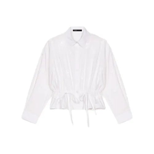 Maje Белые Женские Рубашки