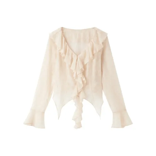 LEDIN Коричневые Женские Рубашки