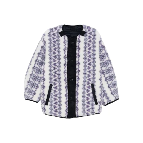 ISABEL MARANT ETOILE FW24 Куртки и пальто Женские Фиолетовый