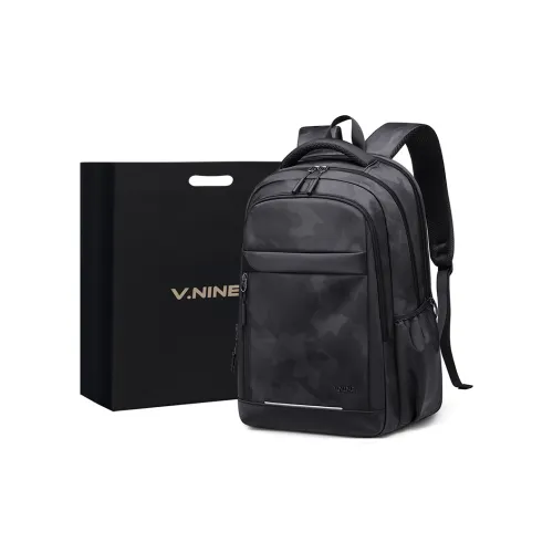 V.NINE Ткань Рюкзак Стандартный Мужской Камуфляж Черный