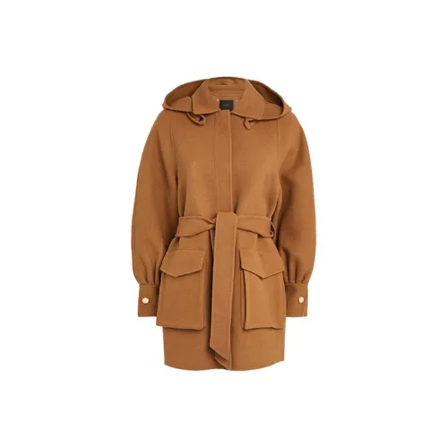 Maje Темный Умбра Женский Пальто
