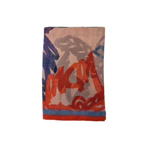 MCM Silk Silk Modal Шелковые шарфы для женщин Многоцветный