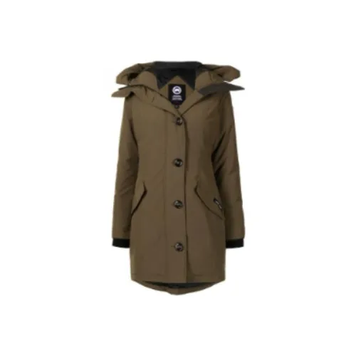 Canada Goose Пальто Женское Армейский Зеленый