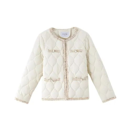 IHIMI Экрю Женские Пуховики