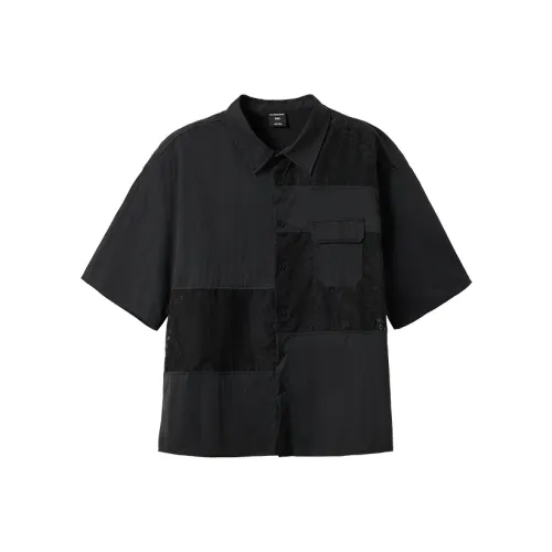 WAYNEXZAVIER Мужские Черные Рубашки