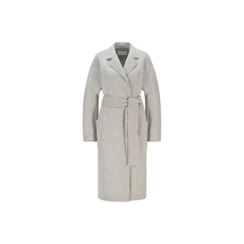 HUGO BOSS Серое Женское Пальто