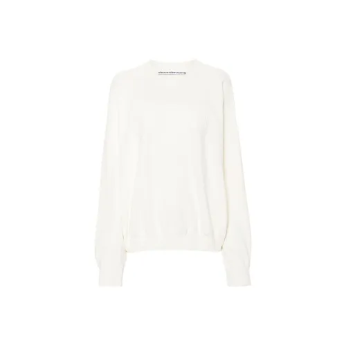 Alexander Wang SS24 Свитшот Женский Мел Белый