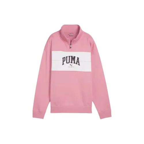 PUMA SS24 Женская толстовка с капюшоном на молнии розовая