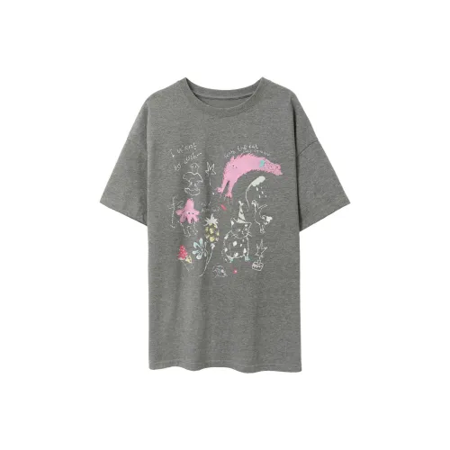 3COLOUR Рудный Серый Женские Футболки